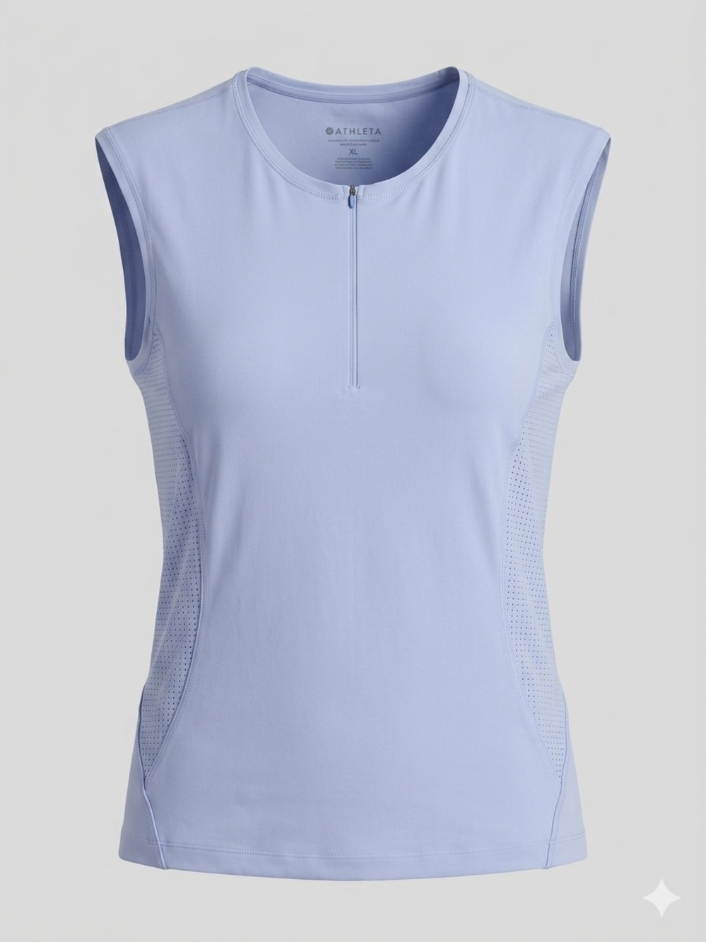 Athleta Lavender Zip-Front Athletic Tank - Picture 3 of 7